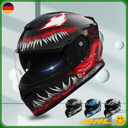 Motorradhelm doppel visier - doppel, 3c