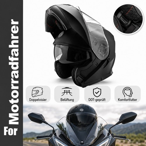 Ganzjahres motorradhelm - ganzjahres,