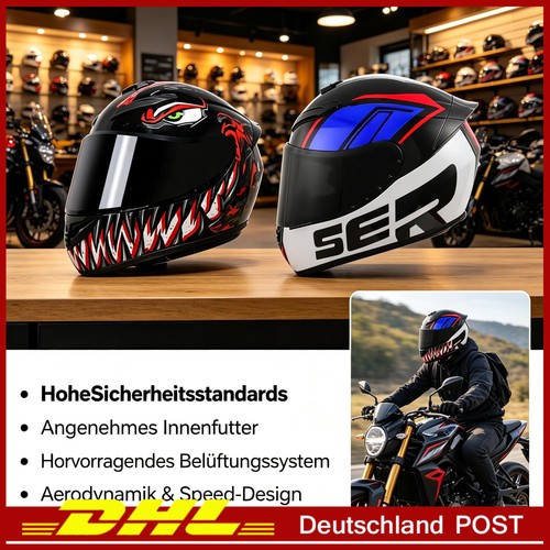 Rollerhelm motorradhelm - m/l/xl,