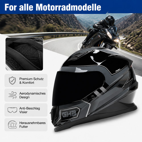 Klapphelm motorradhelm - klapphelm,