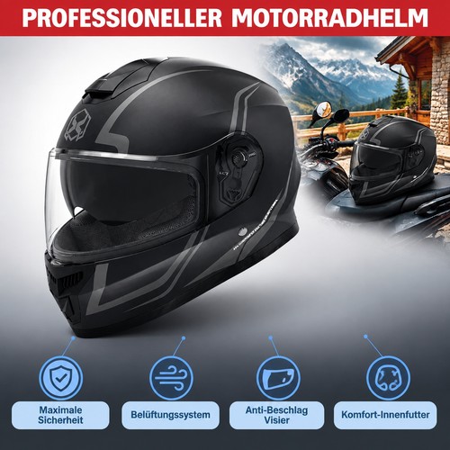 Motorradhelm 62cm langlebig - motorradhelm, 56-62cm