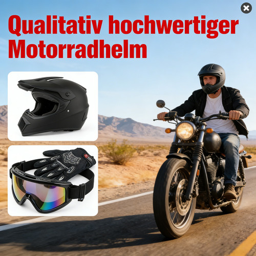 Motorcrosshelm xl mit - motorcrosshelm,