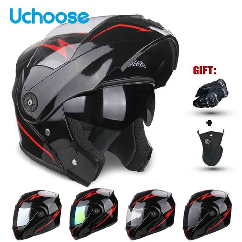 Neuer motorradhelm mit - neuer,