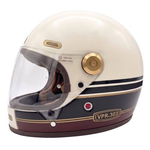 Motorradhelm vintage retro vpr - retro,