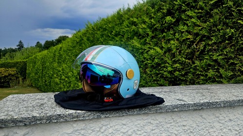 Retro jet helm italian style - italian,