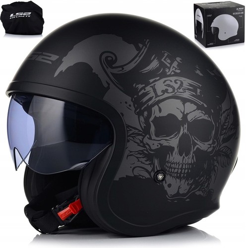 Motorradhelm jethelm ls2 - motorradhelm,