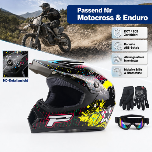 Scooterhelm series racing - p-series,