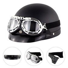 Motorradhelm Fliegerbrille